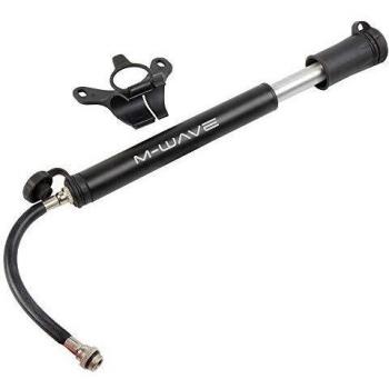 Mini Bomba M-Wave FlexTube de Aluminio Negra - Compatible con Válvulas FV/AV/DV - 190mm - 89g