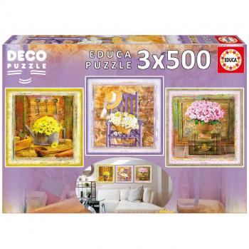 Educa Enchanted Moments 3x500 Piece Puzzle