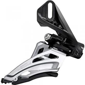 Shimano Deore MTB FD-M6020 - Desviador - 2x10s Side Swing Montaje Directo Alto negro/Plateado 2018