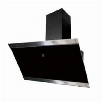 Campana extractora Respekta CH 89090 S, 90 cm, kopffrei, vidrio negro, 9 niveles de potencia, iluminación LED, apta para extracción y recirculación