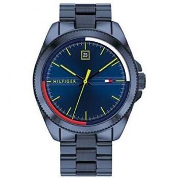 Tommy Hilfiger Reloj Analógico para Hombre de Cuarzo con Correa en Acero Inoxidable 01791689