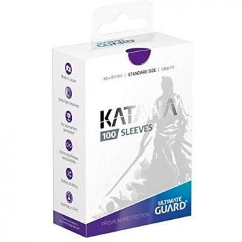 Ultimate Guard- Fundas para Tarjetas, Color Morado