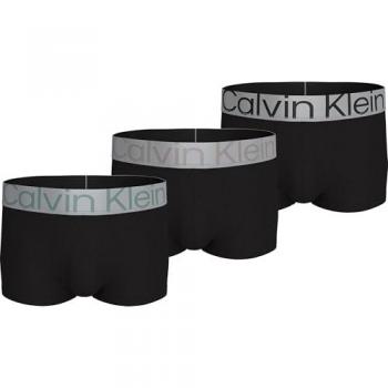 Pack de 3 boxers Calvin Klein LOW RISE TRUNK - Negro/Ash/Zoni - Hombre - Talla S