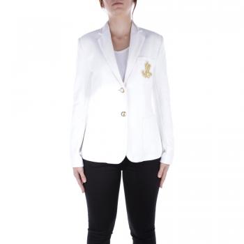 Chaqueta ANFISA-LINED-JACKET de mujer de jacquard con parche