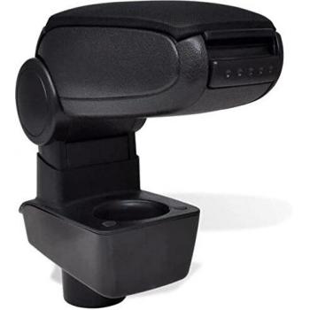vidaXL Apoyabrazos para Diversos Modelos de Coches ABS Negro Reposabrazos