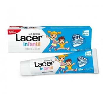 Lacer Gel Dental Infantil Sabor Fresa 75ml