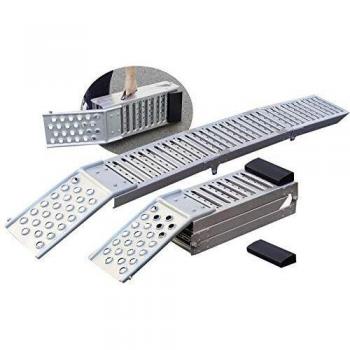 Juego de rampas plegables BGS 2 piezas con capacidad máxima de carga de 250 kg por rampa