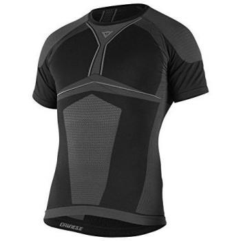 Dainese-D-CORE DRY TEE SS, Negro/Antracite, Talla M