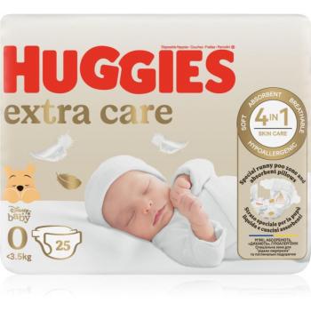 Pañales Desechables Huggies Extra Care Talla 0 para Bebés