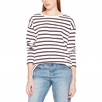 SELECTED FEMME Sfnatali Ls Boatneck-Color, Camisa Manga Larga para Mujer, Morado