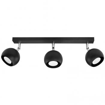 Aplique de techo OCULARE 3 negro GU10