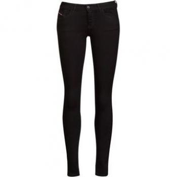 Diesel 2017 SLANDY Women's Black Skinny Slim Fit Jeans
