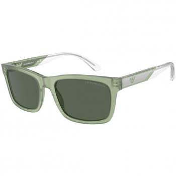 Emporio Armani EA4224 Col. 609471 Men's Square Sunglasses Green Size 57