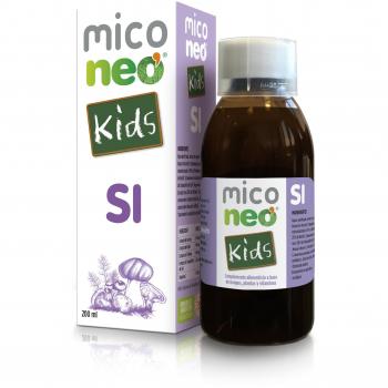 MICO NEO | SI Kids | 200 ml | Suplemento Alimenticio para Niños que Ayuda a Reforzar las Defensas | A Base de Hongos Bio, Plantas y Vitamina C | Con Reishi, Champiñón del Sol y Shiitake