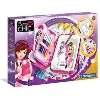 Clementoni - Crazy Chic Diseña la Moda - juego creativo de moda a partir de 7 años