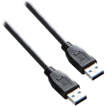 V7 V7E2USB3AA-1.8M - Cable USB 3.0, 1.8 m, M/M, negro