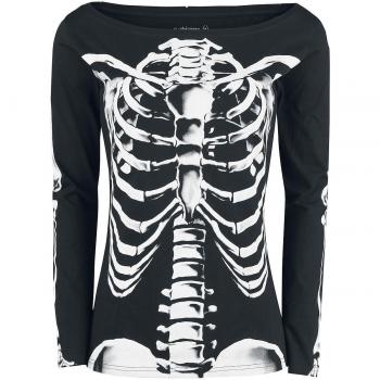 Gothicana by EMP Mort Manga Larga Mujer Negro M