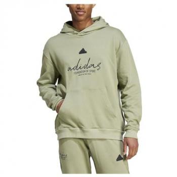 Sudadera Adidas Brand Love French Terry Hombre Verde XL