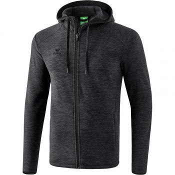 Erima Children's Unisex Fleece Jacket - Black, Size 164