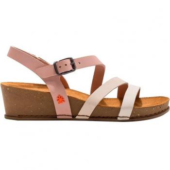 Sandalias de cuña Art 1930 GRASS WAXED ROSE-WHITE/ I LIVE para Mujer