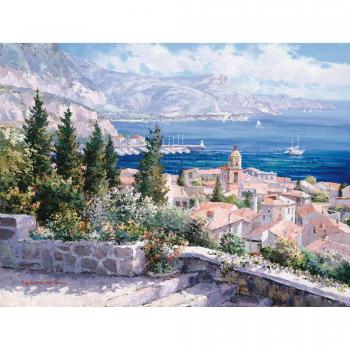 Sam Park Rooftops of St. Tropez 1000-Piece Puzzle