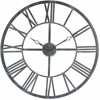 Reloj de pared metálico vintage de 70 cm