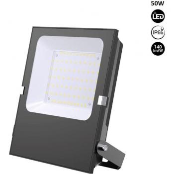 Proyector LED Exterior Barcelona 50W - 12-24V DC - 120º - IP66 - Blanco Frío