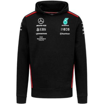 Puma 2023 Mercedes-AMG Petronas Team Black Hoodie for Adults - Large Size