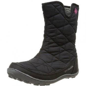 Columbia Minx Slip Omni Heat Zapatillas para Deportes, de Material Sintético, para Niña, Negro Noir