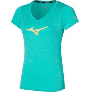 Camiseta de running Mizuno Impulse Core RB de manga corta para mujer en color azul (Blue Turquoise) modelo J2Gab213-29