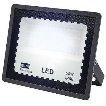 Proyector LED Zircon 50W 6500K Negro 5000lm IP66 - Alta Potencia y Eficiencia Energética