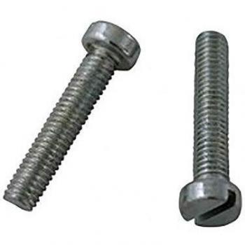Gfd - Tornillo cilindrico con ranura/s din84 5x16mm zinc/ado blanco