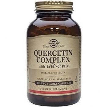 Complejo de Quercetina con Ester-C Plus - 100 Cápsulas Vegetales Solgar