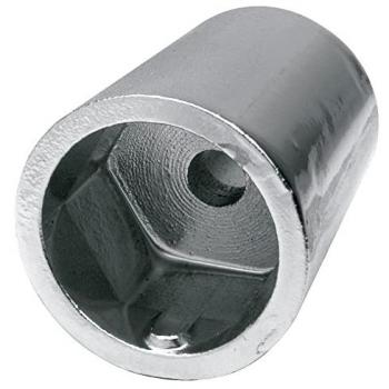 Ánodo de Zinc para Ejes Talamex 6 Lados Plateado 45 mm