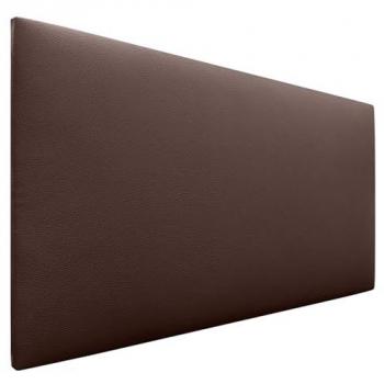 Cabecero Tapizado de Polipiel AQUALINE Liso 95cm Chocolate para Camas 70/80/90