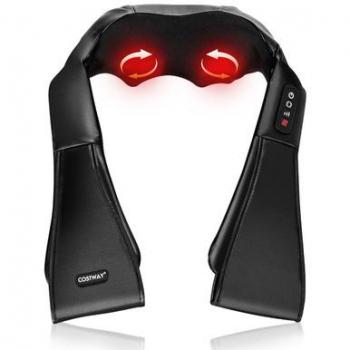 Shiatsu Neck Back Shoulder Massager with Heat, Deep Tissue 3D Kneading