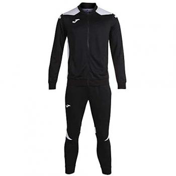 Joma Championship VI Men's Tracksuit - Black and White