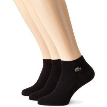 Lacoste RA1163-00 - Calcetines cortos para hombre, color 0 008/noir noir, talla talla única