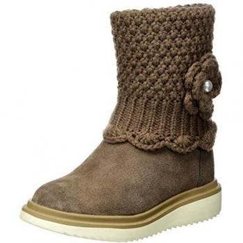 Geox J THYMAR Girl F, Botas Niñas, Beige
