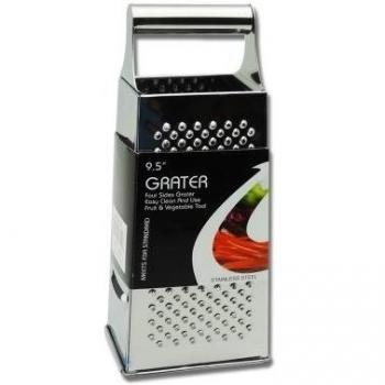 1 X 9.5 Stainless Steel 4-Sided Kitchen Box Grater by Kitchen Grater