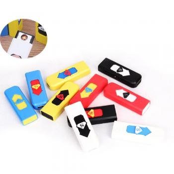 sinhan carga USB Mechero resistente al viento recargable por USB sin llama encendedor de camuflaje, USB encendedor