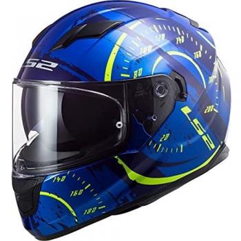 LS2, Casco integral moto Stream Evo TACHO blue yellow, S