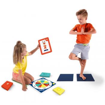 Juego de cartas SES Creative Animal Yoga - Incluye 32 cartas ilustradas con animales, promueve la actividad física y la creatividad, diseñado para niños a partir de 4 años, fomenta el juego en grupo y la interacción social