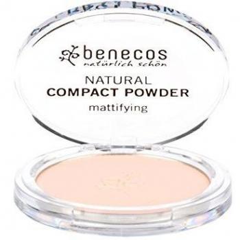 Benecos Natural Vegan Compact Powder, Porcelain Fair (9 g)