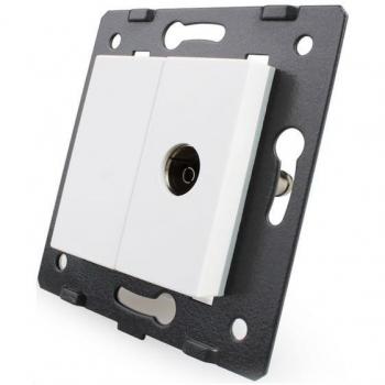 Mecanismo de empotrar 1x TV blanco LEDBOX