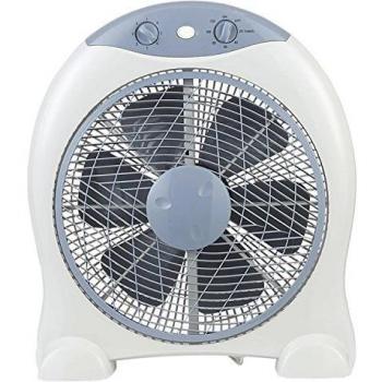 GSC Box Fan - Ventilador portátil, giro de 360°, potencia 45W - 230V, 50Hz, ASPA 30 cms