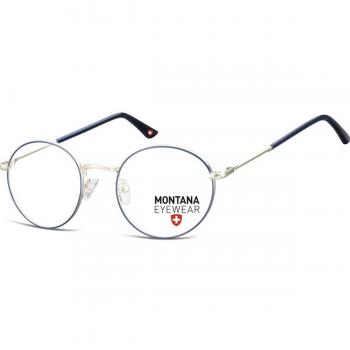 Montana Eyewear MM591 MM591D Armazones para Hombre Azules con lentes recetadas de 50 mm