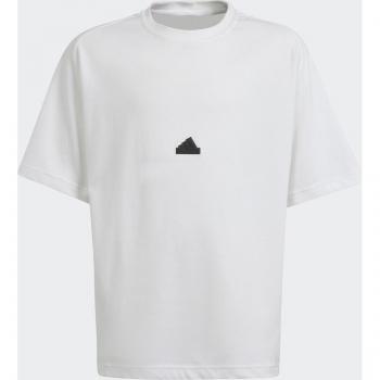 Camiseta Z.N.E. de adidas para niños en blanco y negro