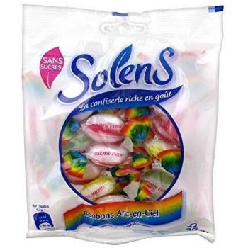 Solens - Solens Bonbons Arc en Ciel Sans Sucres 100g - F07BFC9B65087