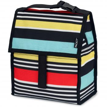 PackIt Surf Stripe Bolsa para Almuerzo congelable, 13x22x25 cm
